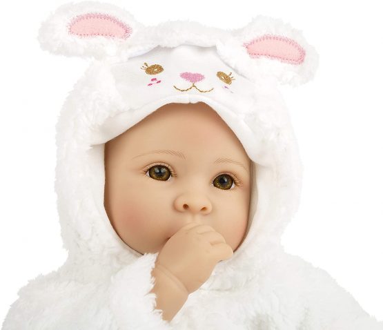 Small Foot 11498 baby doll lamb with soft body, incl. blanket, romper and soother, 40 cm, from 2 years on - Image 3