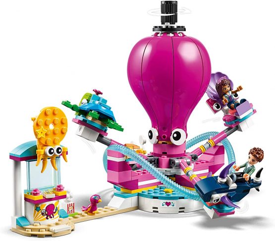 LEGO 41373 Friends Funny Octopus Ride, Fun Fair Set, Amusement Park Fun - Image 2