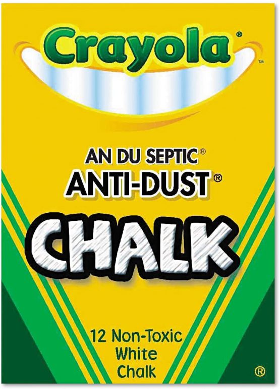 Crayola White Chalk - 12 Stick Pack - Image 2