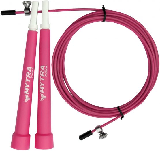 Mytra Fusion Adjustable Skipping Rope Wire Fitness Plastic Handle Fitness Gym Training - Image 3