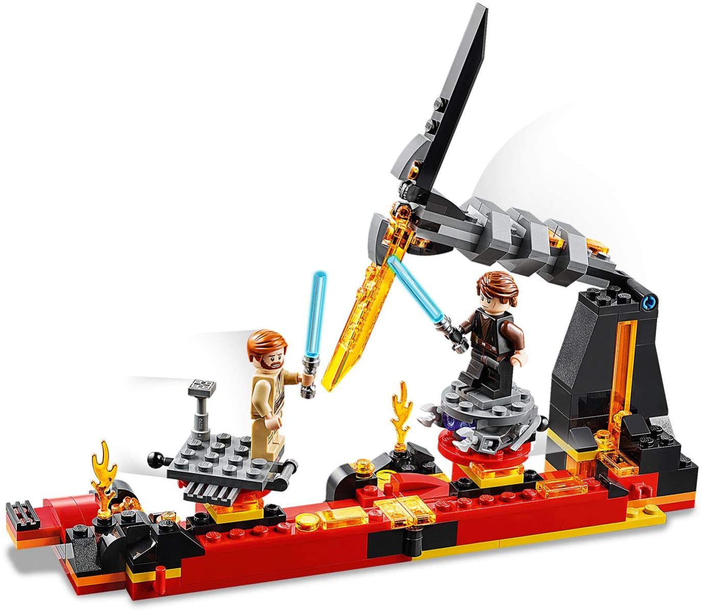 LEGO Star Wars TM 75269 Star Wars Duel on Mustafar Revenge of the Sith Playset, with Anakin Skywalker and Obi-Wan Kenobi Minifigures - Image 2