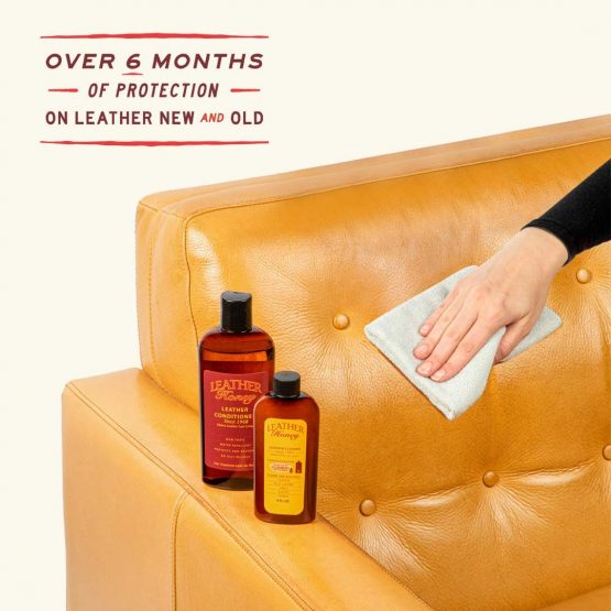 Leather Honey Leather Conditioner, the Best Leather Conditioner Since 1968, 8 Oz Bottle. For Use on Leather Apparel, Furniture, Auto Interiors, Shoes, Bags & Accessories. Non-Toxic & Made in the USA! - Image 3