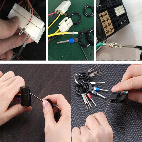 39pcs Pins Terminals Removal Tools, Auto Terminals Removal Key Tool for Car Auto Wire Connector Terminal Pin Extractors Puller Remover Repair Key Tools Set Terminal - Image 4