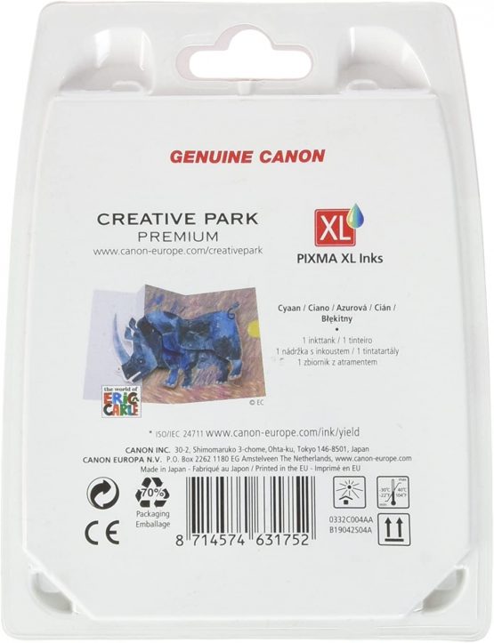 Canon CLI-571XLC High Yield Ink Cartridge - Cyan - Image 2