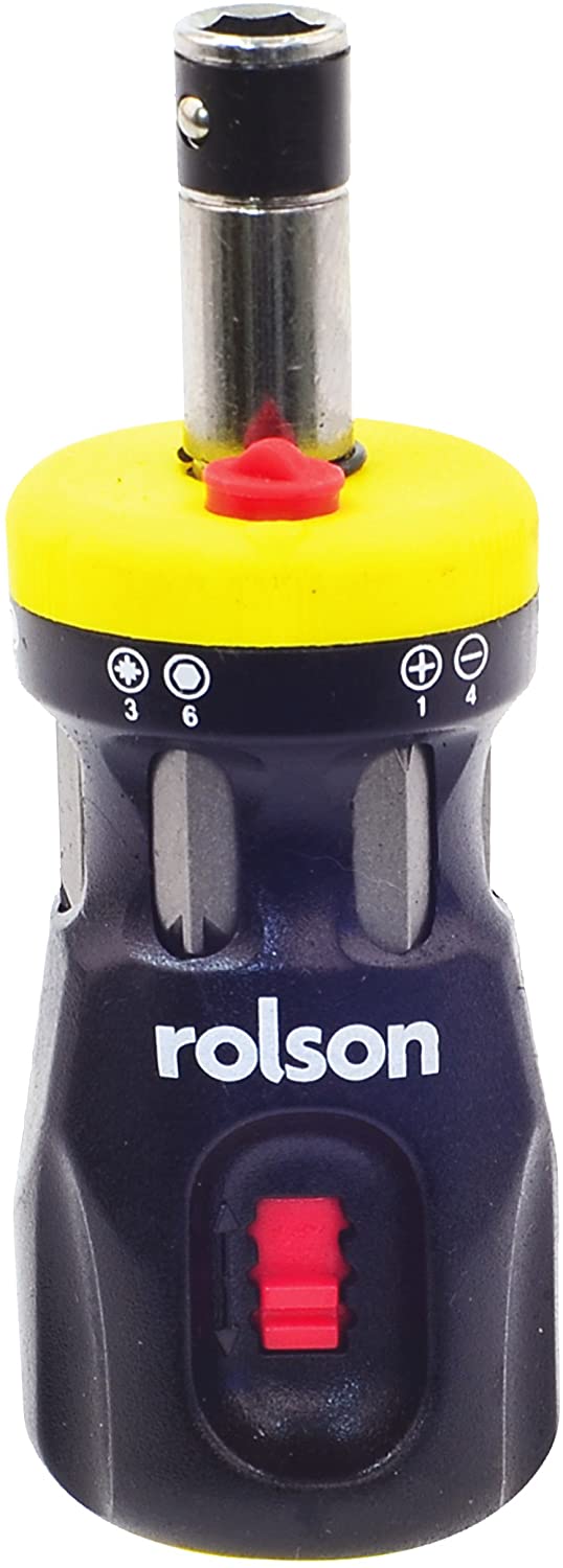 Rolson 11209 12-Inch Stubby Ratchet Set - Black - Image 2
