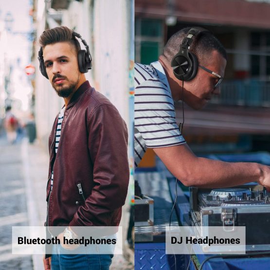 OneOdio A70 Bluetooth Headphones Over Ear, 72 Hrs Playtime, Monitor Level Stereo Sound Quality, Foldable Wireless＆Wired DJ Headphone, Professional Studio Headphones for DJ/TV/PC/Phone - Image 3