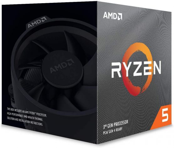 AMD Ryzen 5 3600X Processor (6C/12T, 35 MB Cache, 4.4 GHz Max Boost)