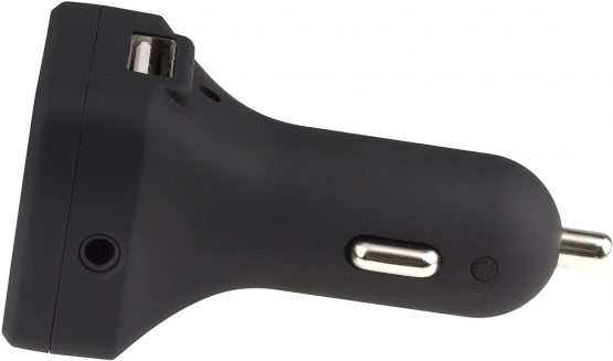 KitSound MyFM2 Bluetooth In-Car Wireless FM Transmitter Hands-Free Car Kit Adaptor, Connect Your Smartphone or Tablet to Your Car Stereo, Black - Image 2