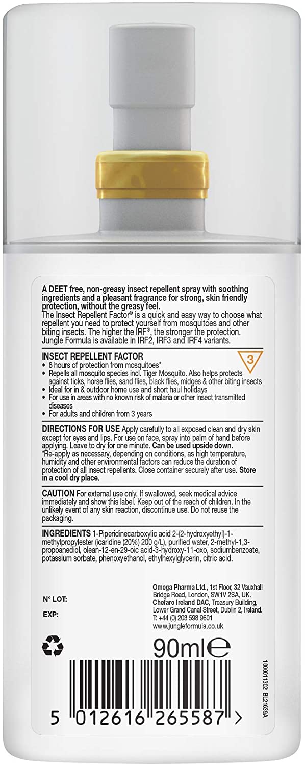 Jungle Formula Dry Protect Insect Repellent, 90ml - Image 2