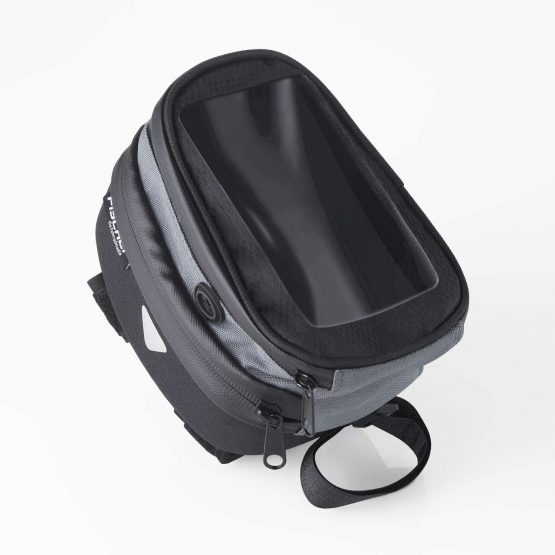 fischer Premium with Integrated/Smartphone and Touchscreen Protector Top Tube Bag – Black, One Size