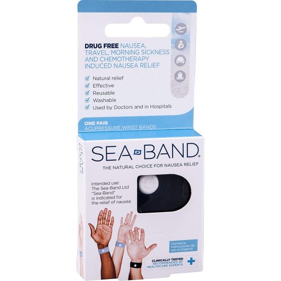 Sea-Band Adult Wristband Natural Nausea Relief, 1 Pair, Colors May Vary, Anti-Nausea Acupressure Wristband for Travel or Morning Sickness - Image 4