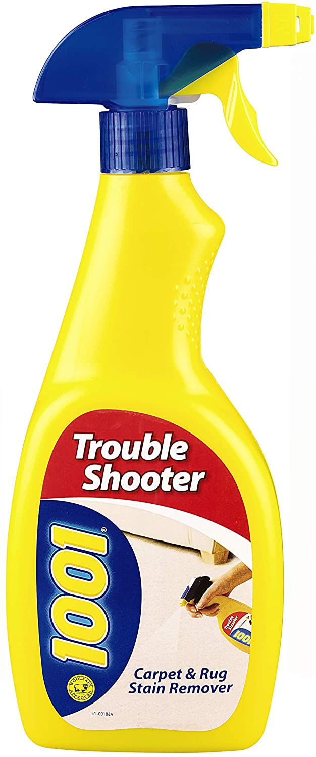 1001 Troubleshooter Carpet & Rug Stain Remover 500ml, Clear, 500 ml (Pack of 1)