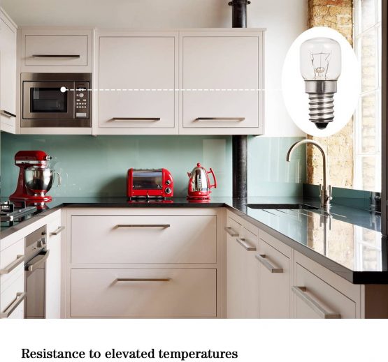 4X 25W Incandescent Bulb, Techgomade E14 Small Edison Screw Base, Oven Light Bulbs, Tungsten Light, up to 300 Degrees 25W Incandescent Bulb, 2700K Warm White, Non-dimmable - Image 3