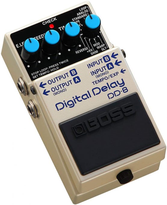 BOSS Dd-8 Digital Delay Pedal, Diverse Sonic Range And Maximum Delay Power, Mono Or Stereo Setup with Eleven Modes