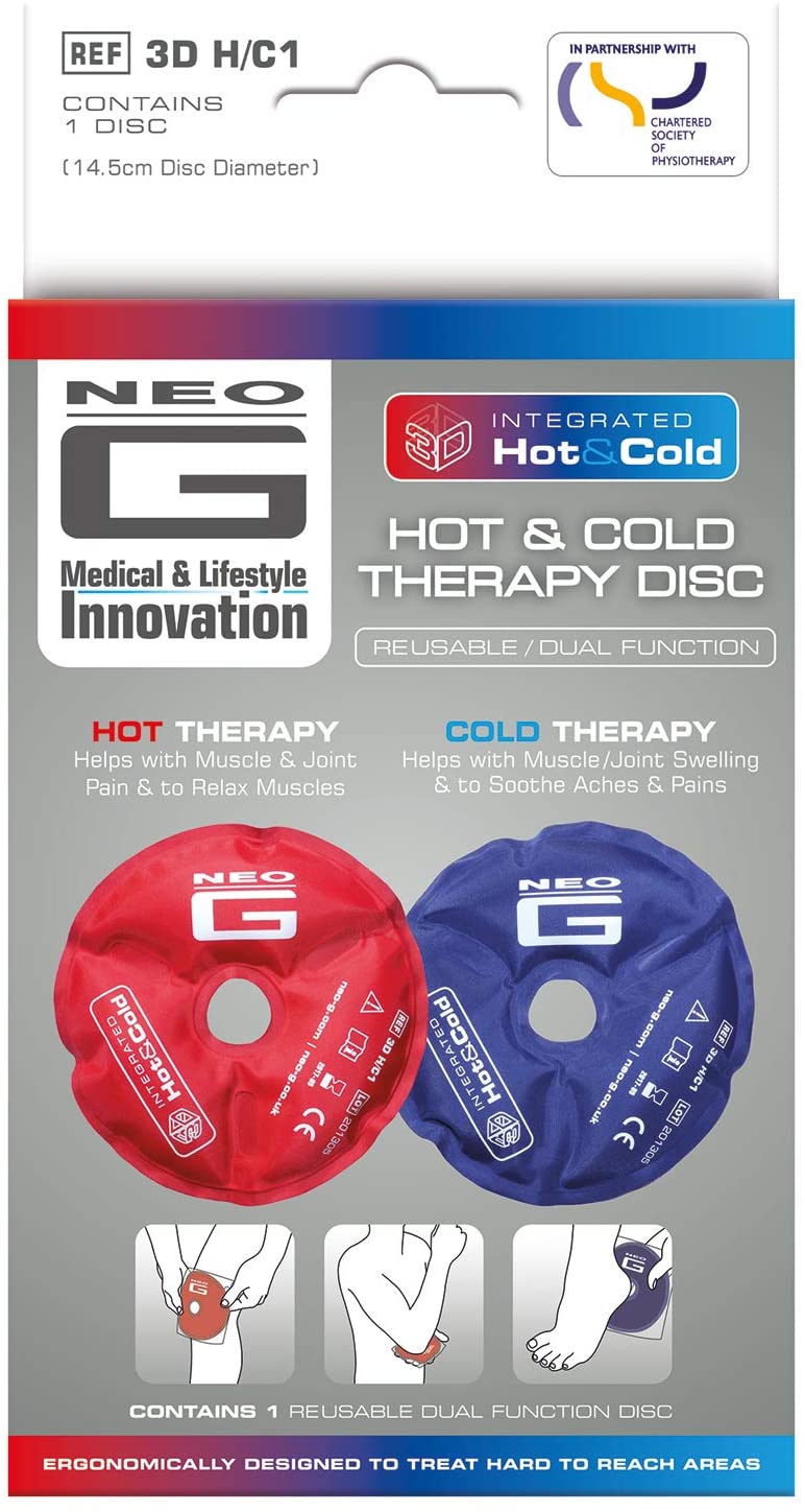 Neo G Hot and Cold Therapy Disc Flexible Ice/Heat Pack for Injuries