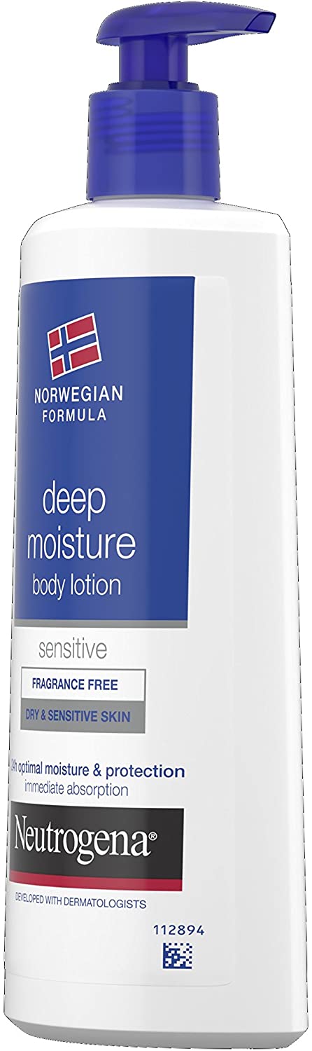 Neutrogena Norwegian Formula Deep Moisture Body Lotion, 400 ml, Fragrance-Free, red, 400 ml (Pack of 1) - Image 3