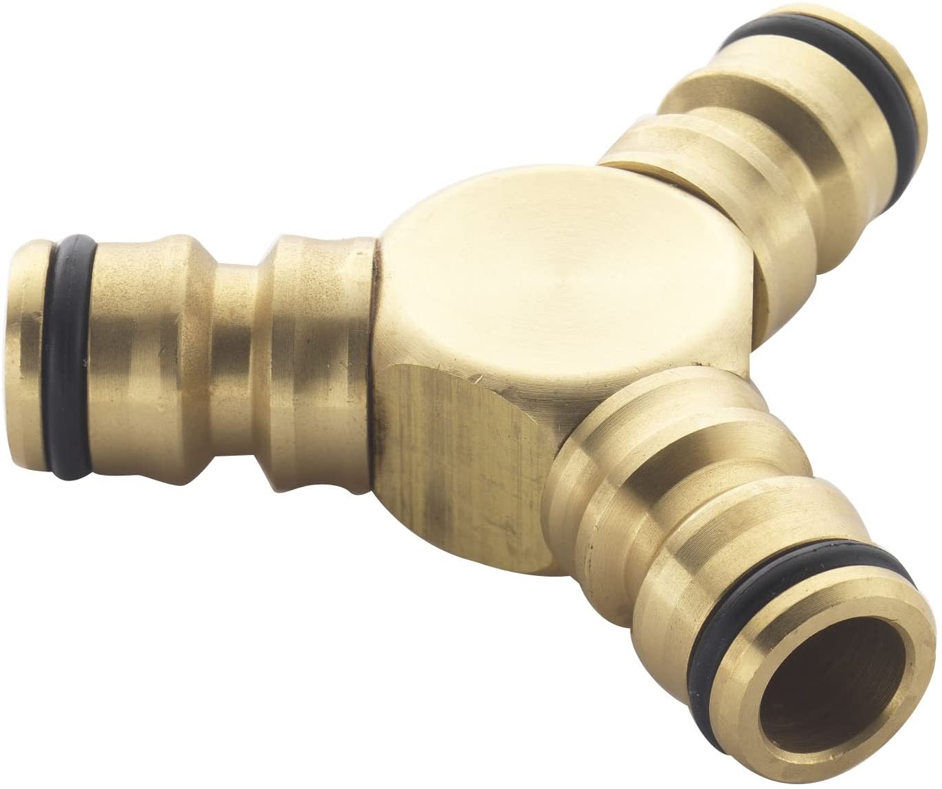 Spear & Jackson BWF8 Connettore Triplo Maschio In Ottone Per Tubo Da Giardino, Robusto E Antiruggine