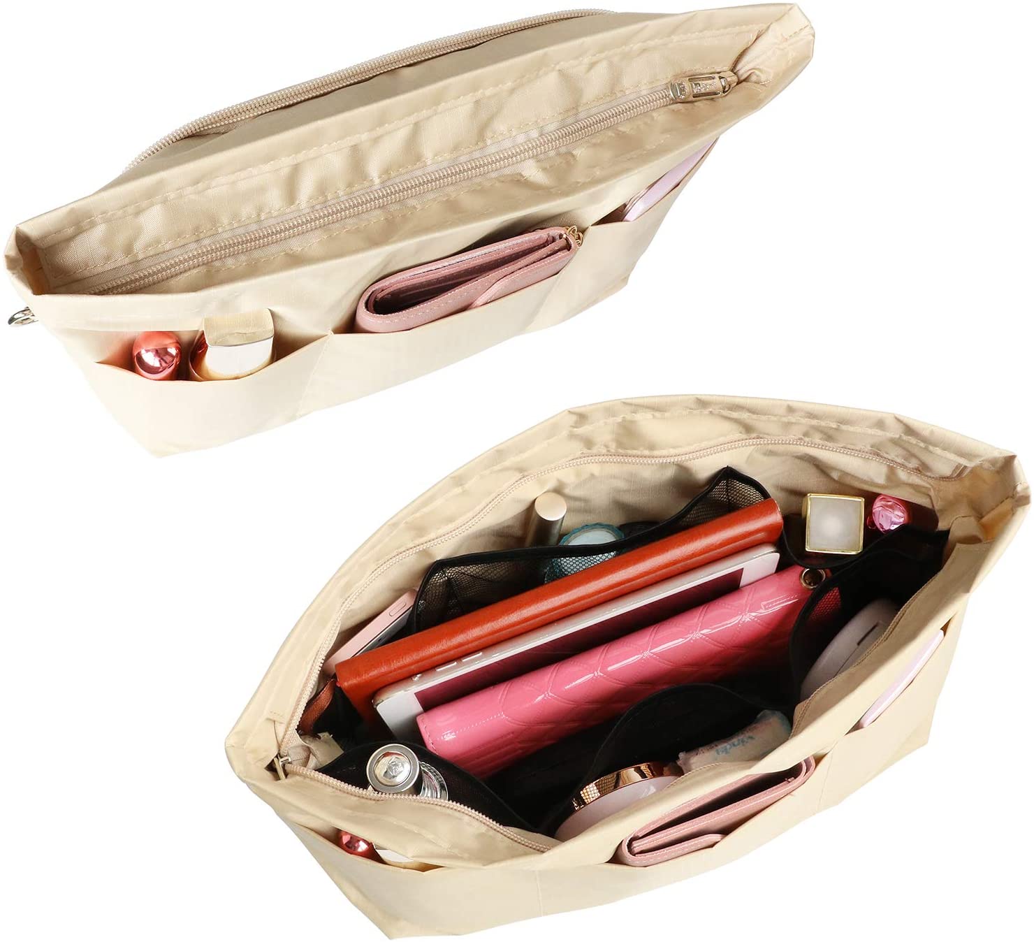 BeringLoad Handbag Organiser Handbags Bags Inner Pockets, beige, moyen, handbags organizer, Medium - Image 3