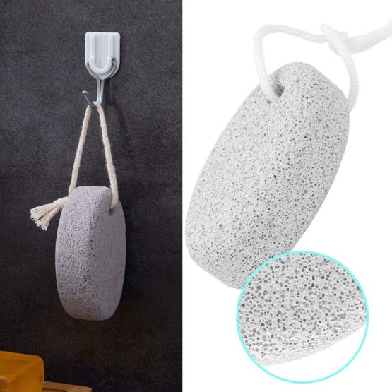 Pumice Stone 2Pcs, Natural Lava Pumice Stone for Feet/Hands/Body, White Calluse Remover/Foot Scrubber Stone for Dead/Hard Skin, Foot File for Men/Women by MAYKI - Image 2