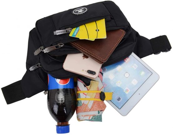 Ariineer Waterproof Bumbags and Fanny Packs Plus Size for Sport Hiking Large Waist Travel Pouch Bag Hiking Sport Waist Bag Large Bumbag for Women Men - Image 3