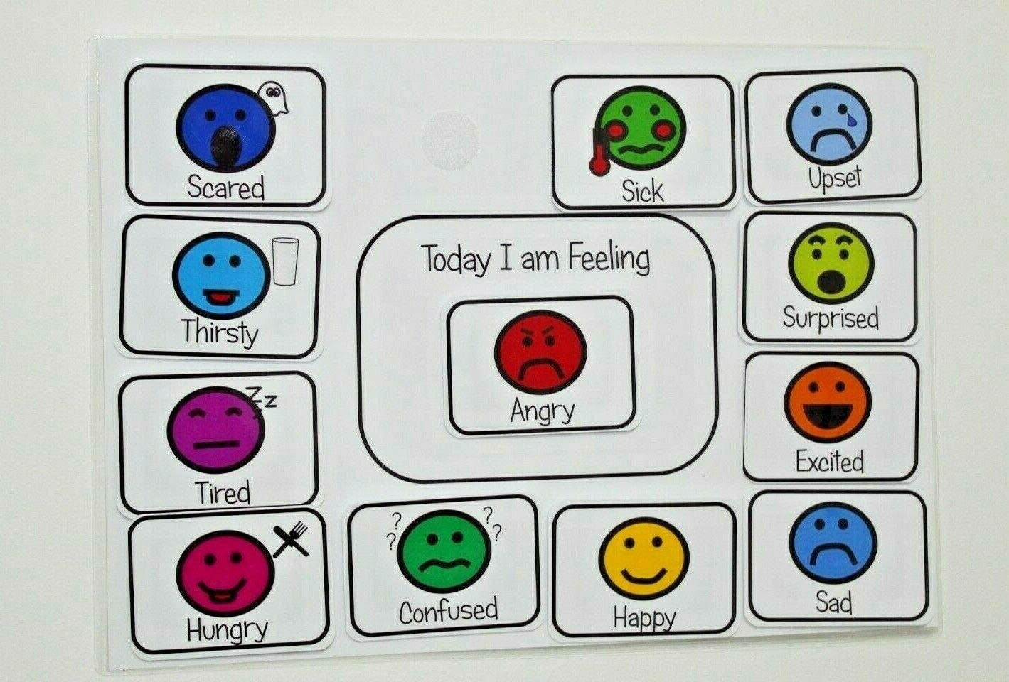 kids2learn Today I AM Feeling Feelings and Emotions Chart