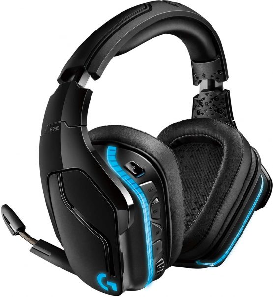 Logitech G935 Wireless Gaming RGB Headset, 7.1 Surround Sound, DTS ...