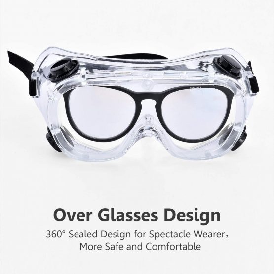 Safeyear Anti Fog Safety Goggles SG0031 Scratch Resistant & UV