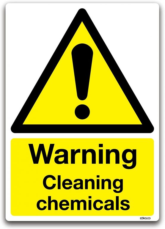 Cleaning Hazard Signs