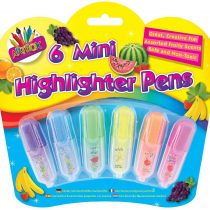 Just stationery Scented Mini Highlighter (Pack of 6) 4072