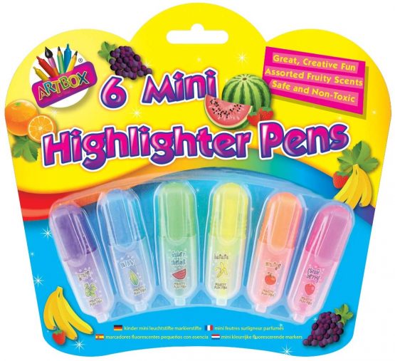Just stationery Scented Mini Highlighter (Pack of 6) 4072