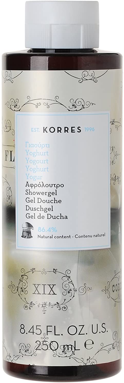 Korres Yoghurt Shower Gel, 250 ml, 21000827, 250 ml (Pack of 1)