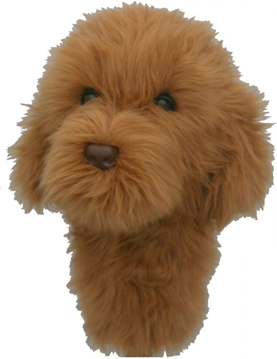 Daphne's Doodle Dog Driver/Fairway Wood Head Cover - Brown