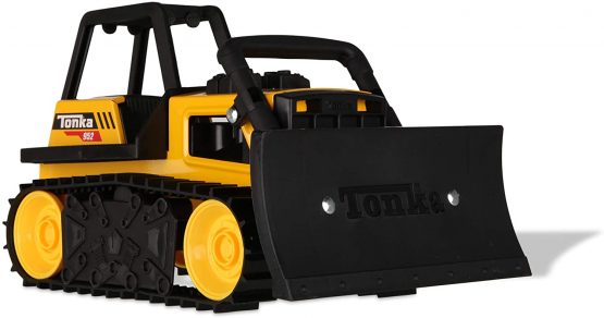 Tonka 6027 Steel Classic Bulldozer, Bulldozer Truck Toy for Children, Kids Construction Toys for Boys and Girls, Vehicle Toys for Creative Play, Toy Trucks for Children Aged 3+