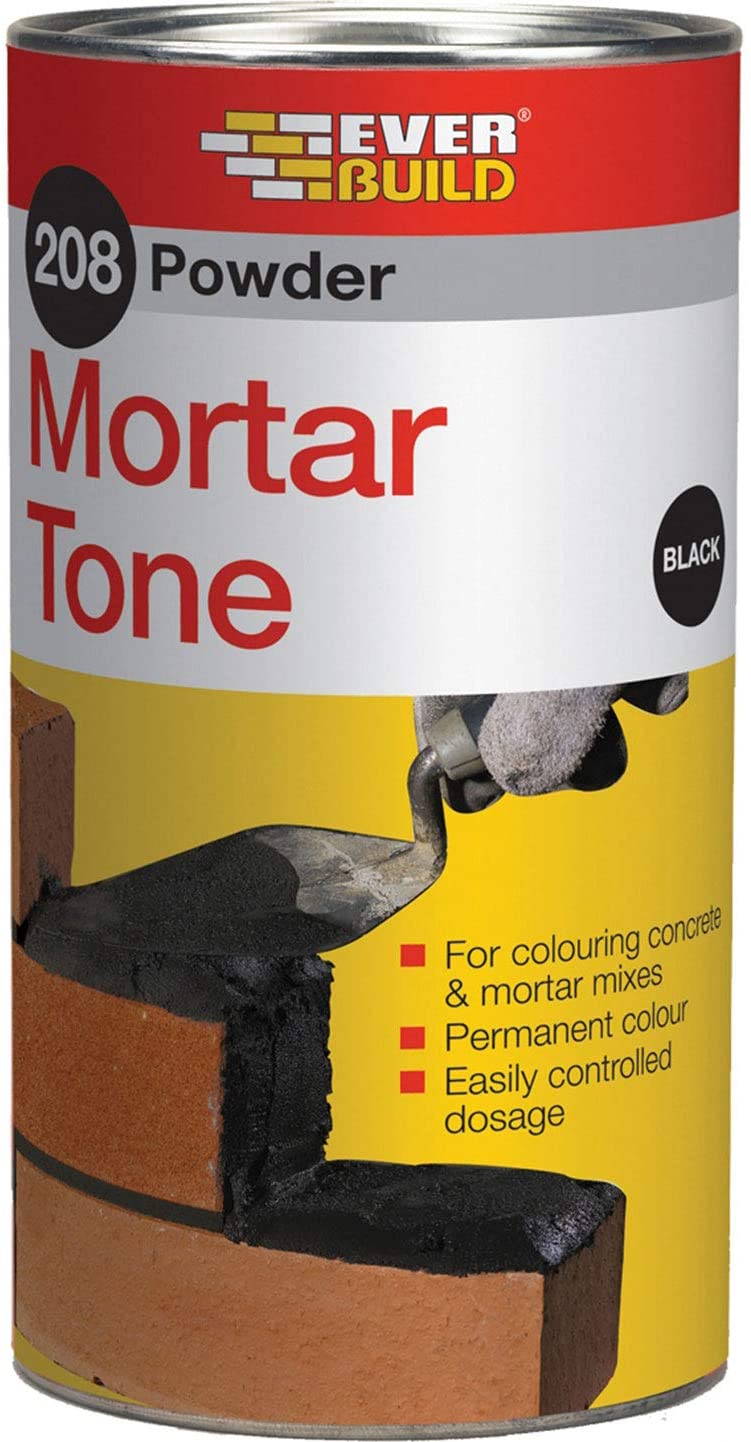 Everbuild 208 Powder Mortar Tone - Reduces Pigment Bleeding and Segregation - Brown - 1kg, 166.67 g (Pack of 6)