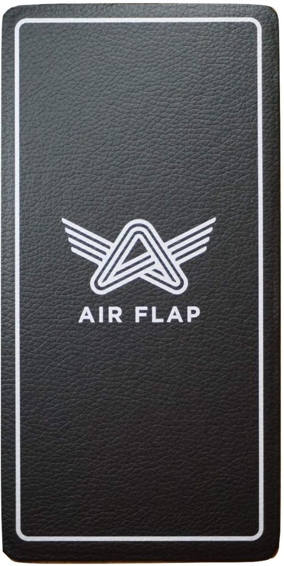 Air Flap Phone & Tablet Holder, Hands Free Eye-Level in-Flight Entertainment Accessory, Designed for Flying, Cooking, Desk Stand, Universal for iPhone, Android and Kindle Devices