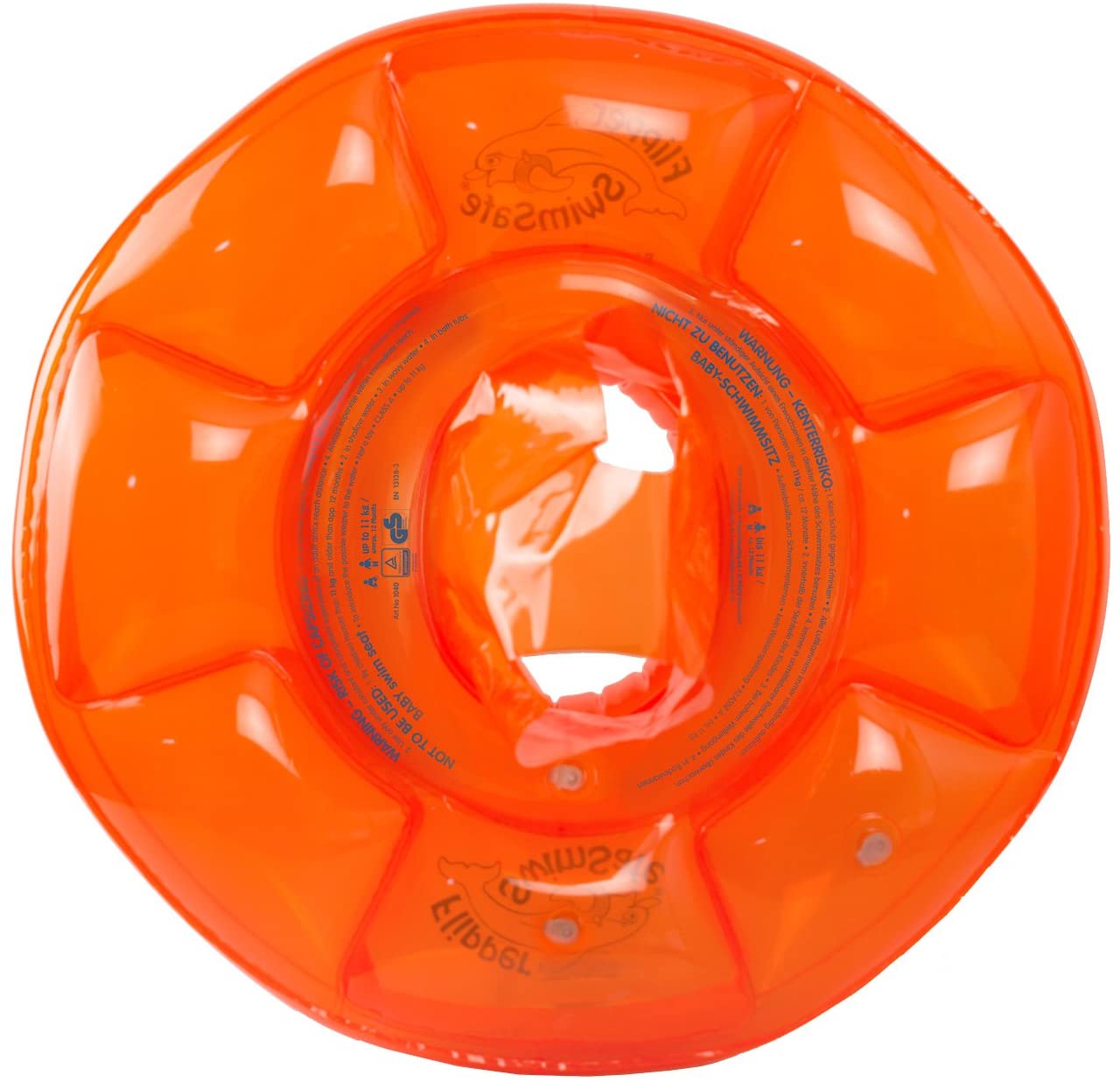 Flipper SwimSafe 1040 Swimming Seat for Babies from 3 Months, Swimming Aid with 3 Air Chambers and Without Straps - Image 3