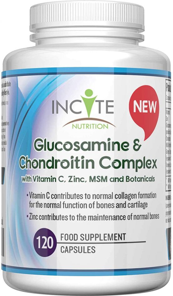 Glucosamine and Chondroitin MSM Complex with Vitamin C Zinc Ginger