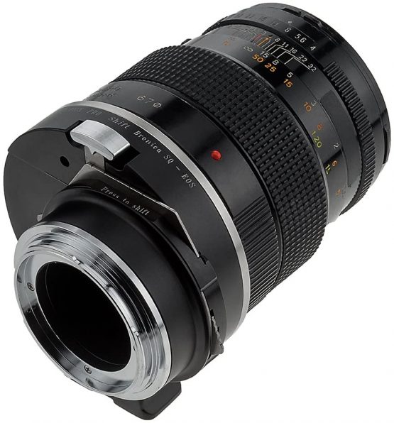 Fotodiox Pro Shift Lens Adapter Compatible with Bronica SQ Lenses on Canon EOS EF/EF-S Cameras - Image 4