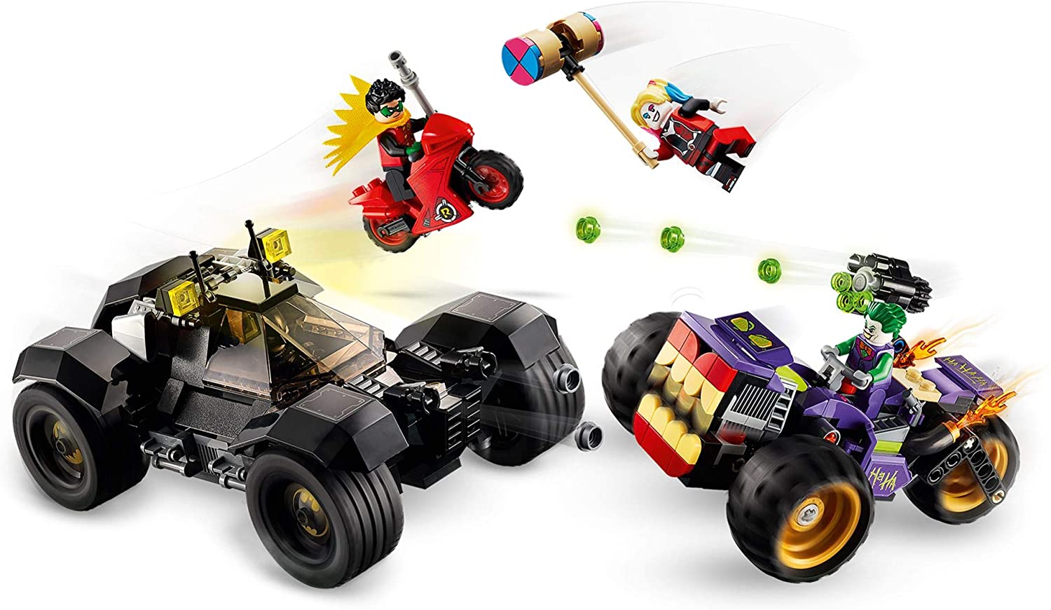 LEGO 76159 Super Heroes Joker's Trike Chase, Multicolor, Standard - Image 2