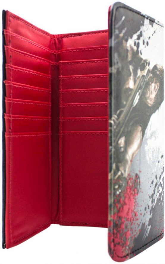 AMC Walking Dead Daryl Dixon Multicoloured Card Tri-Fold Purse - Image 3