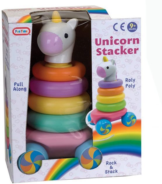 A to Z 55950 Fun Time Push Along Stacker, Multi