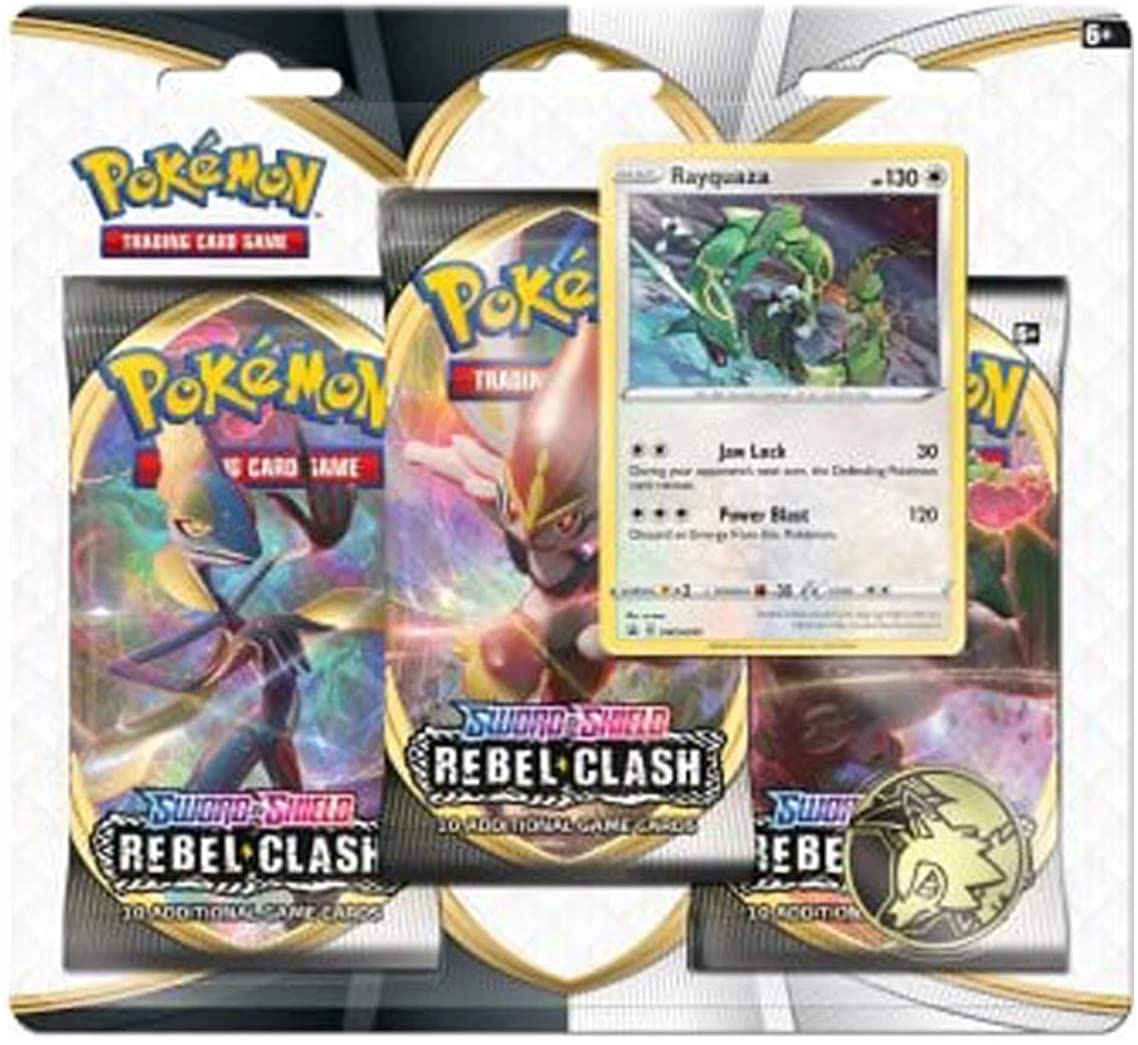 Pokémon POK80685-D12 TCG: Sword & Shield 2 Rebel Clash 3-Pack Blister (one at Random), Multi, 173-80685 - Image 3