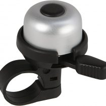 fischer Unisex_Adult Mini Ding Dong Bicycle Bell, Silver, standard size