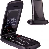 TTfone Star Big Button Simple Easy To Use Flip Mobile Phone Pay As You Go (O2 PAYG, Grey)