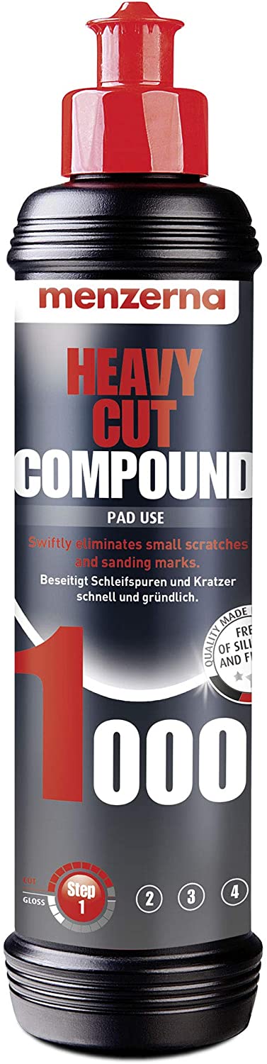 menzerna "Heavy Cut Compound 1000" I Abrasive Polishing Compound for Deep Scratches Sanding Marks