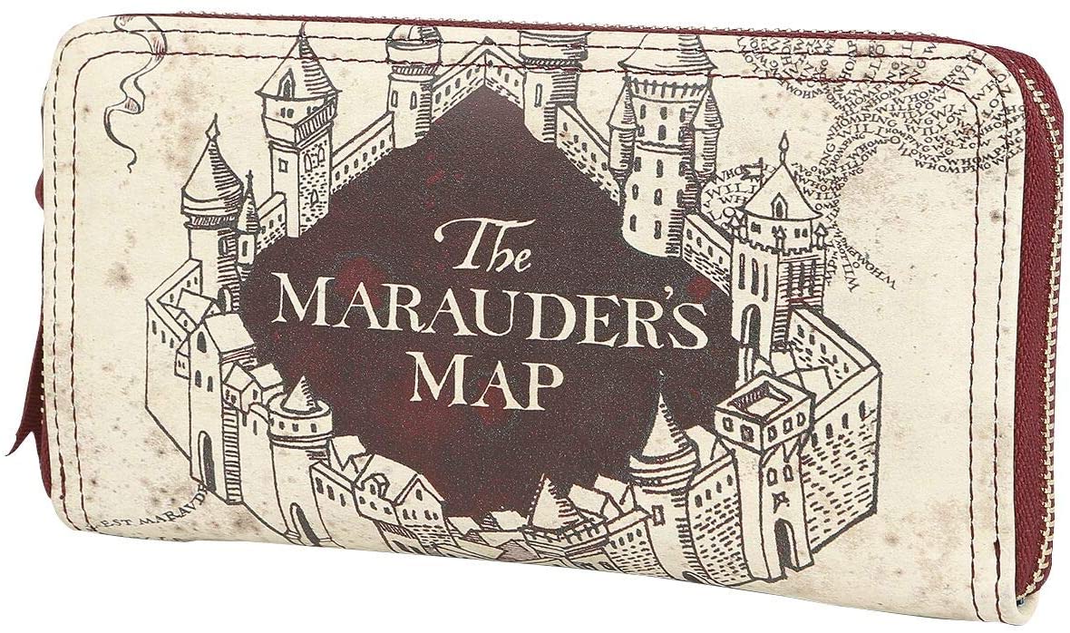 Purse Large - Harry Potter (Marauders Map), Multicoloured, Standard