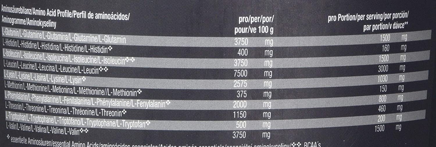 Weider Premium Amino Powder, Tropical, Intra Workout, 8,000mg EAA's, 6,000mg BCAA's, Glutamine, Plus Electrolytes, 800g - Image 4