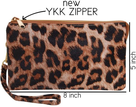 Humble Chic NY Vegan Leather Small Crossbody Bag or Wristlet Clutch Purse, Includes Adjustable Shoulder and Wrist Straps - Image 3