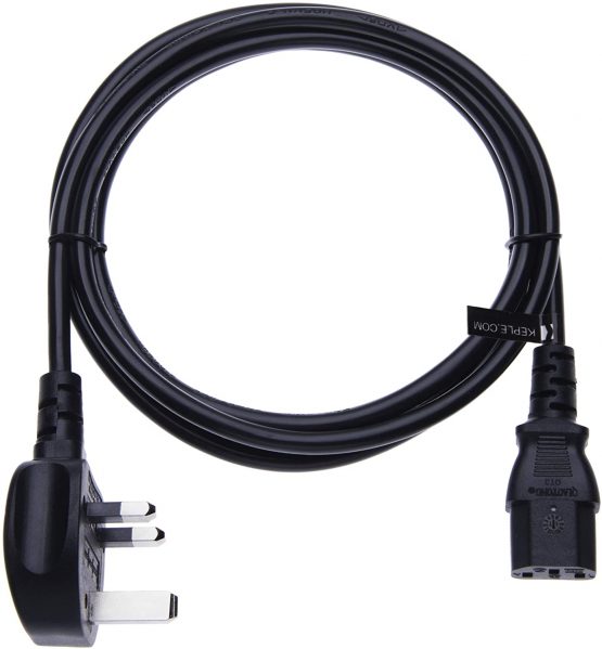 AC Power Cable Mains 3 Pin Prong Plug 5M / 16FT Cord Compatible with LG 26LK330U, 32LK330U, 50PK350, 60PK250, 42LM760T, 32LC3R, 32LC56, 32LC46, 42LC2D, 26LG3100, 26LG4000, 32LG5010 (C13 to UK 3 Pin) - Image 3