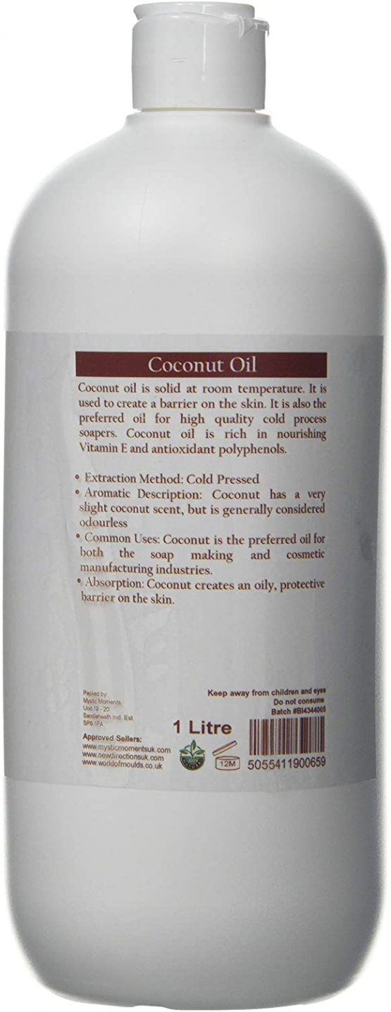 Mystic Moments | Coconut Carrier Oil - 1 Litre - 100% Pure - Image 2